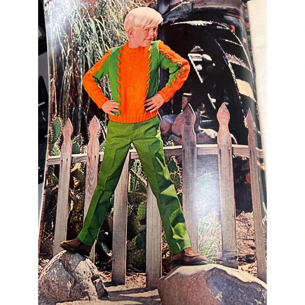 Spinnerin‎ Knitting Book, Boys Will Be Boys Vest Sweaters, Children Patterns